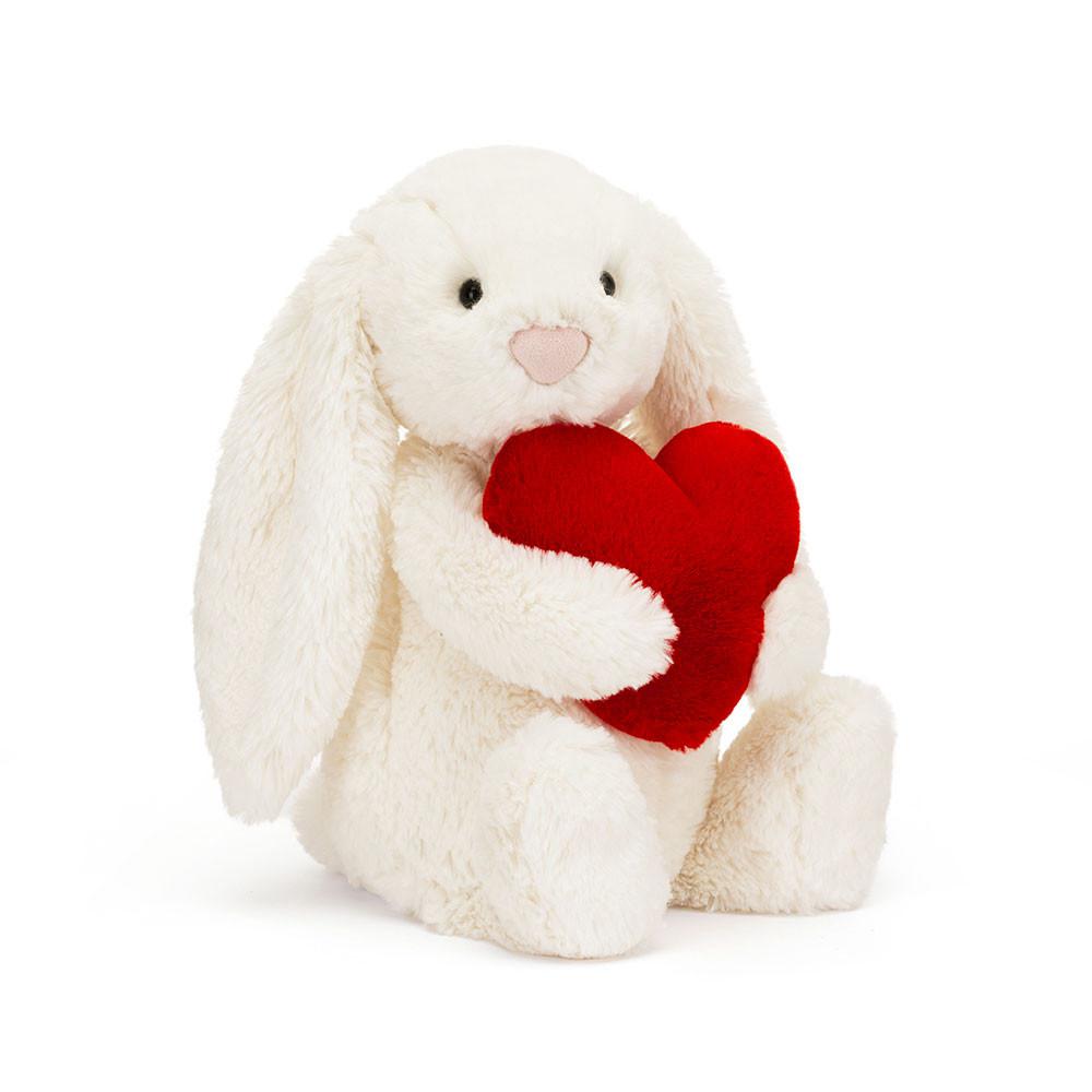 Valentine\'s Day Jellycat Bashful Love Heart Bunny 31cm x 12cm x 9cm Blancas  Costa Rica |  93158-VZHG