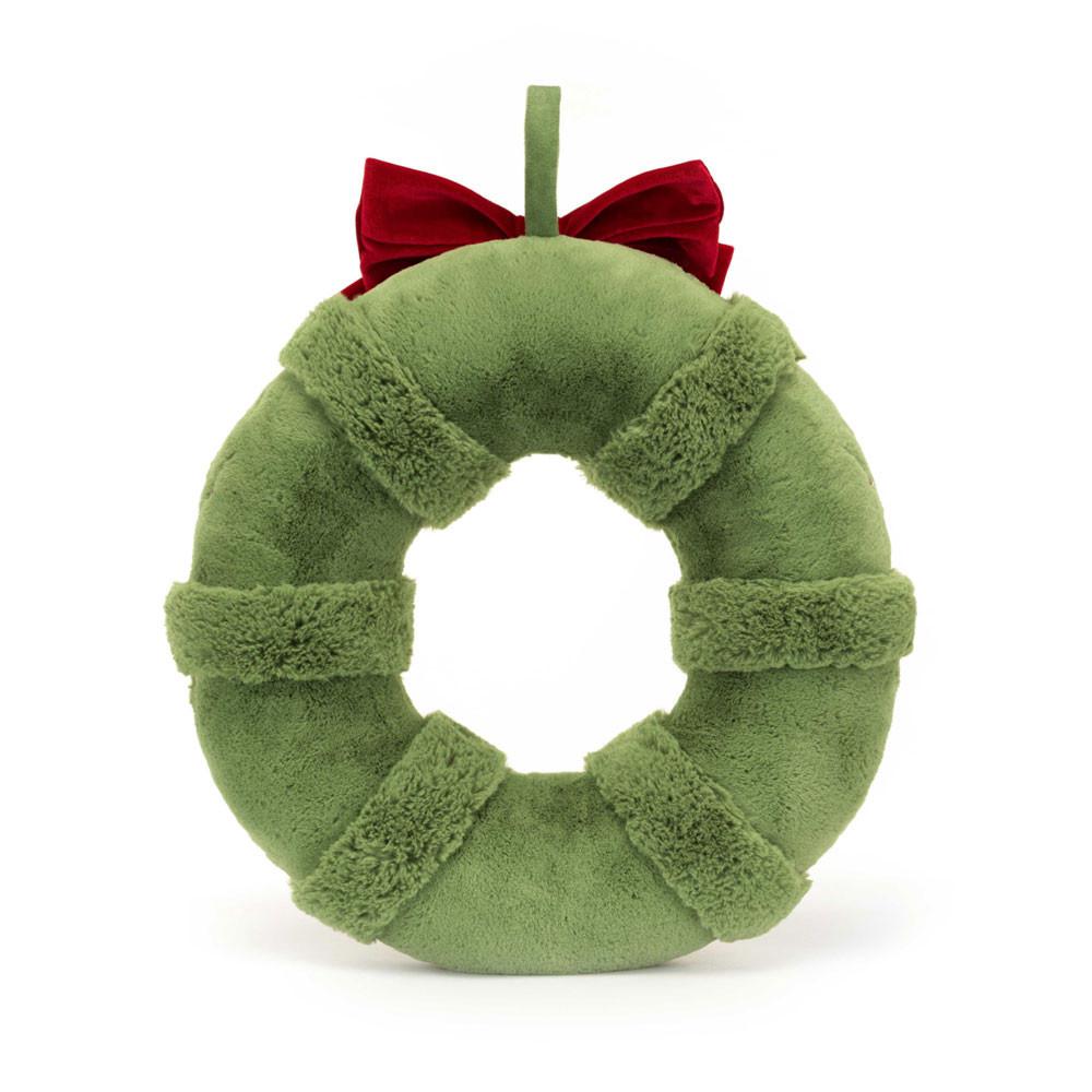 Woodland Jellycat Amuseables Decorated Christmas Wreath 44cm x 37cm x 9cm Verde  Costa Rica |  09324-EUQD